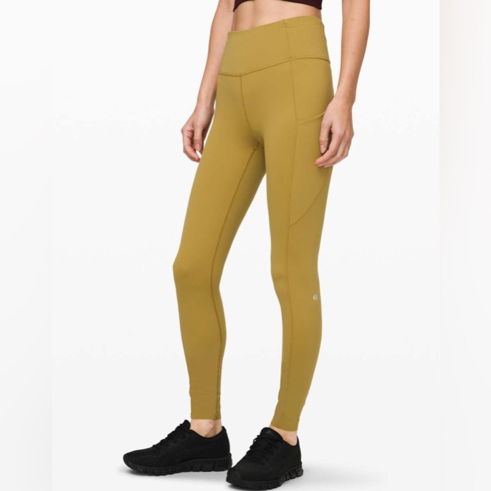 lululemon athletica Mustard Leggings